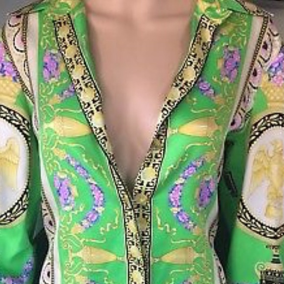 Gianni Versace silk shirt vintage - Picture 2 of 8